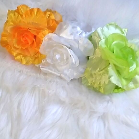 retro rose claw clips (3) - Picture 2 of 11